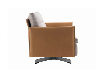 GRANTORINO - Swivel armchair by Poltrona Frau - view 3